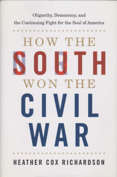 Cover of How the South Won the Civil War, red and blue text on a white background